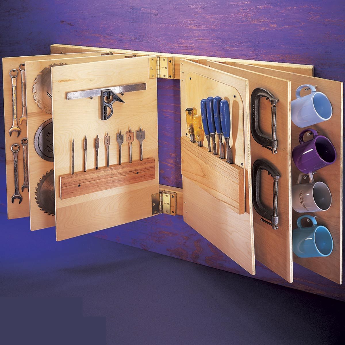 Flip-Through Storage Rack