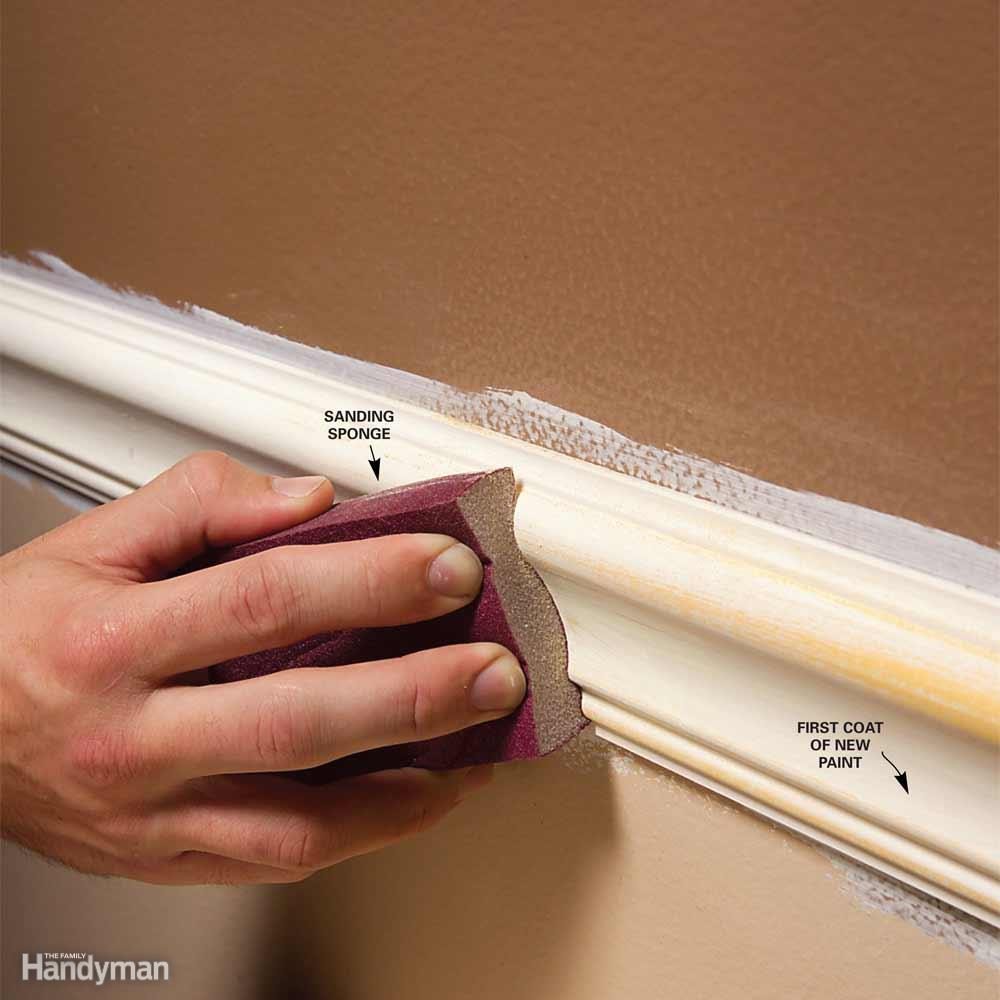 Sanding Trim Between Coats for an Ultra-Smooth Finish