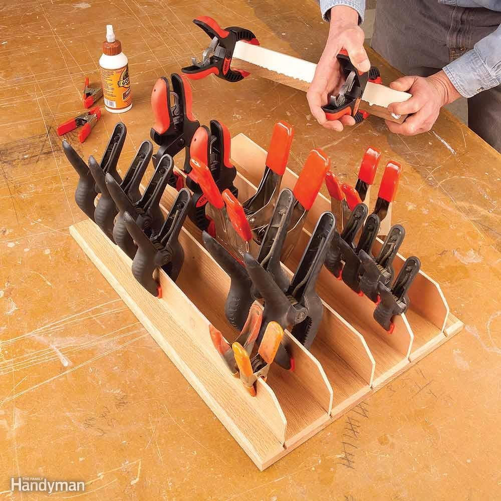 Spring Clamp Storage
