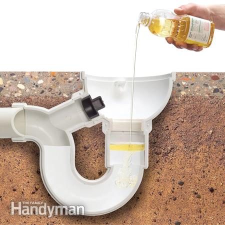 Eliminate drain odor