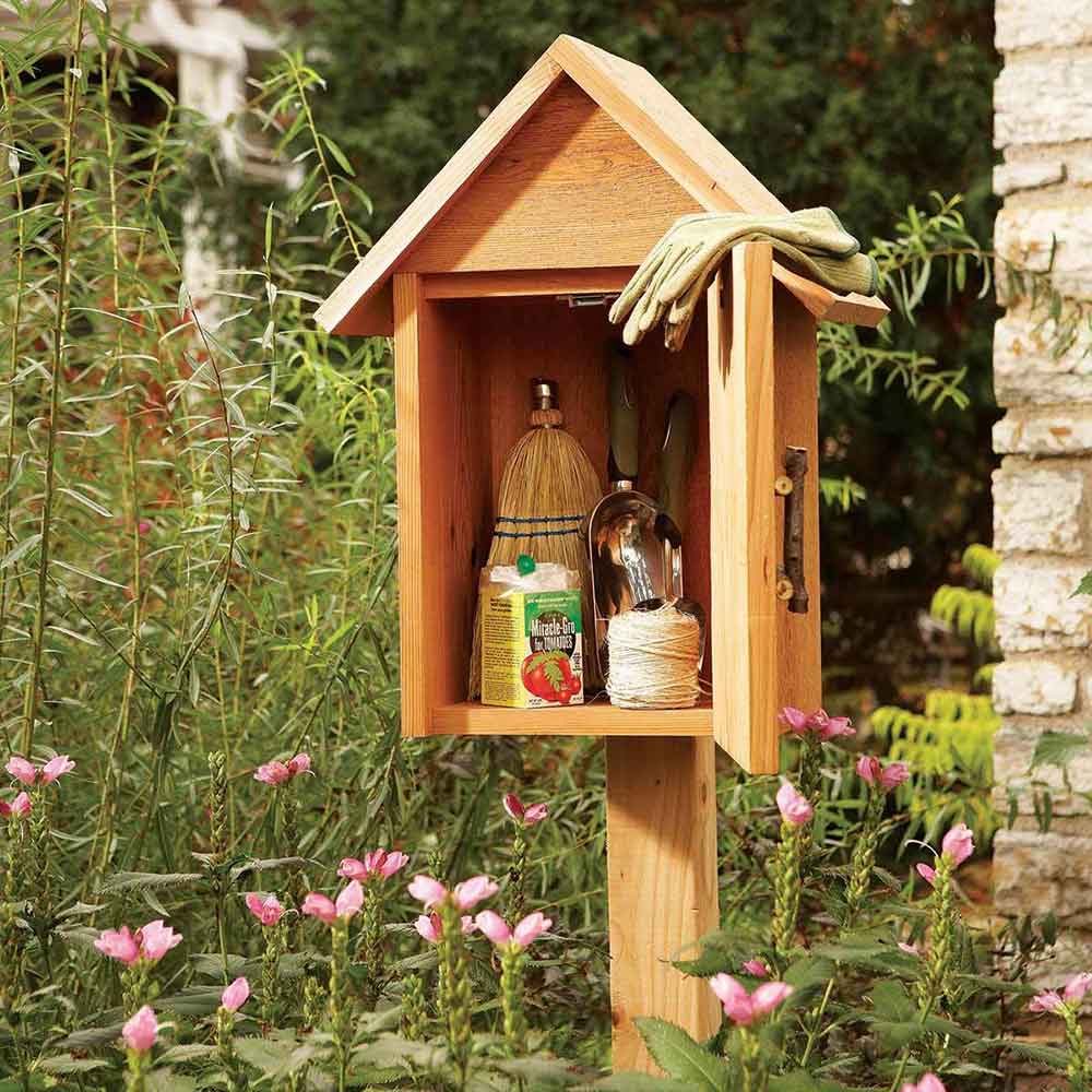 Garden Tool Storage Cubby
