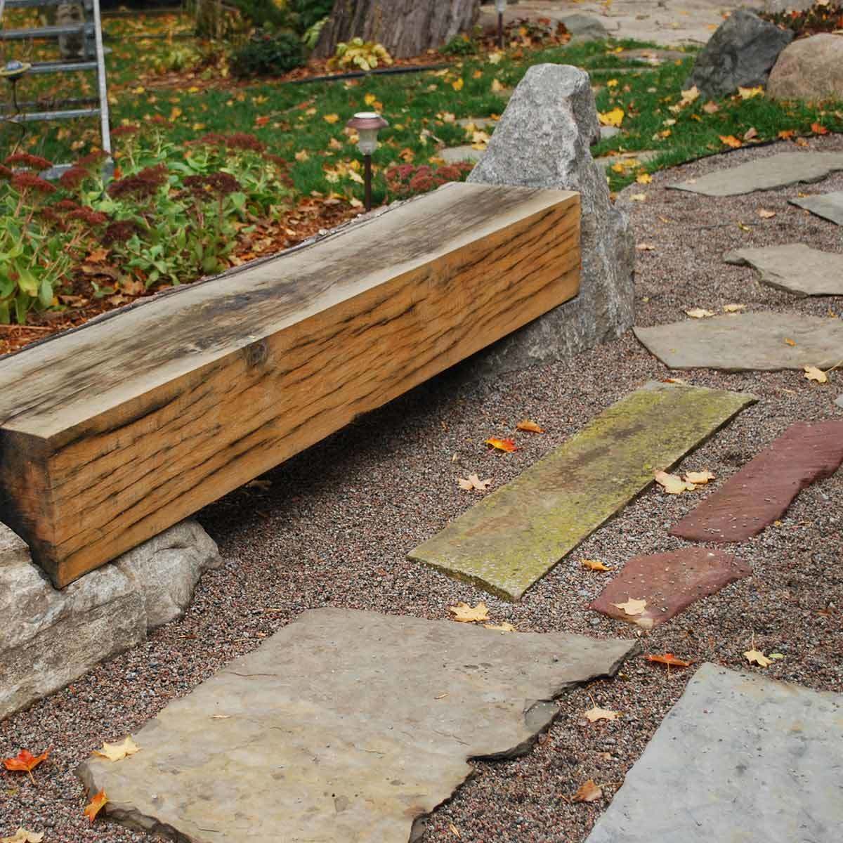 Flagstone and Pea Gravel Patio