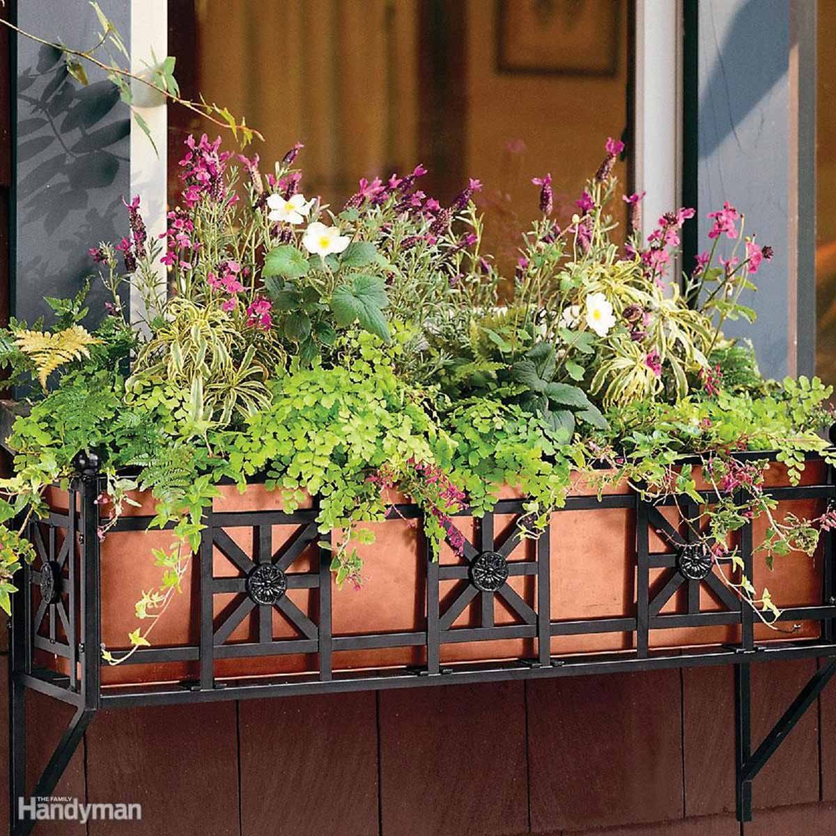 Install Flower Boxes