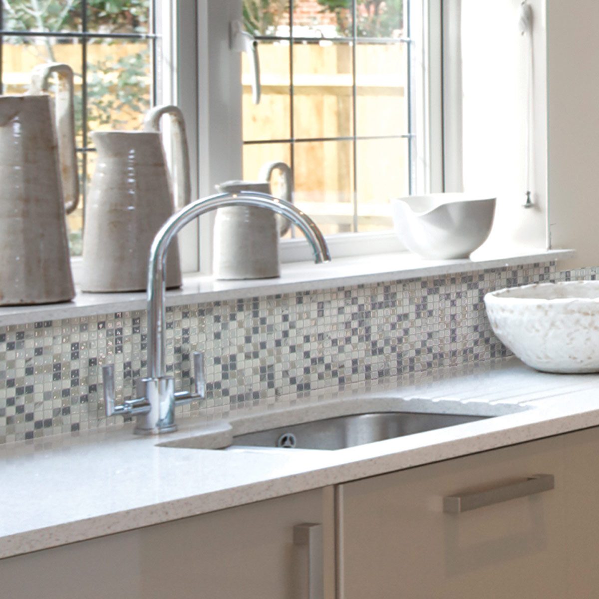 Kitchen Updates: Peel-and-Stick Backsplash Tiles