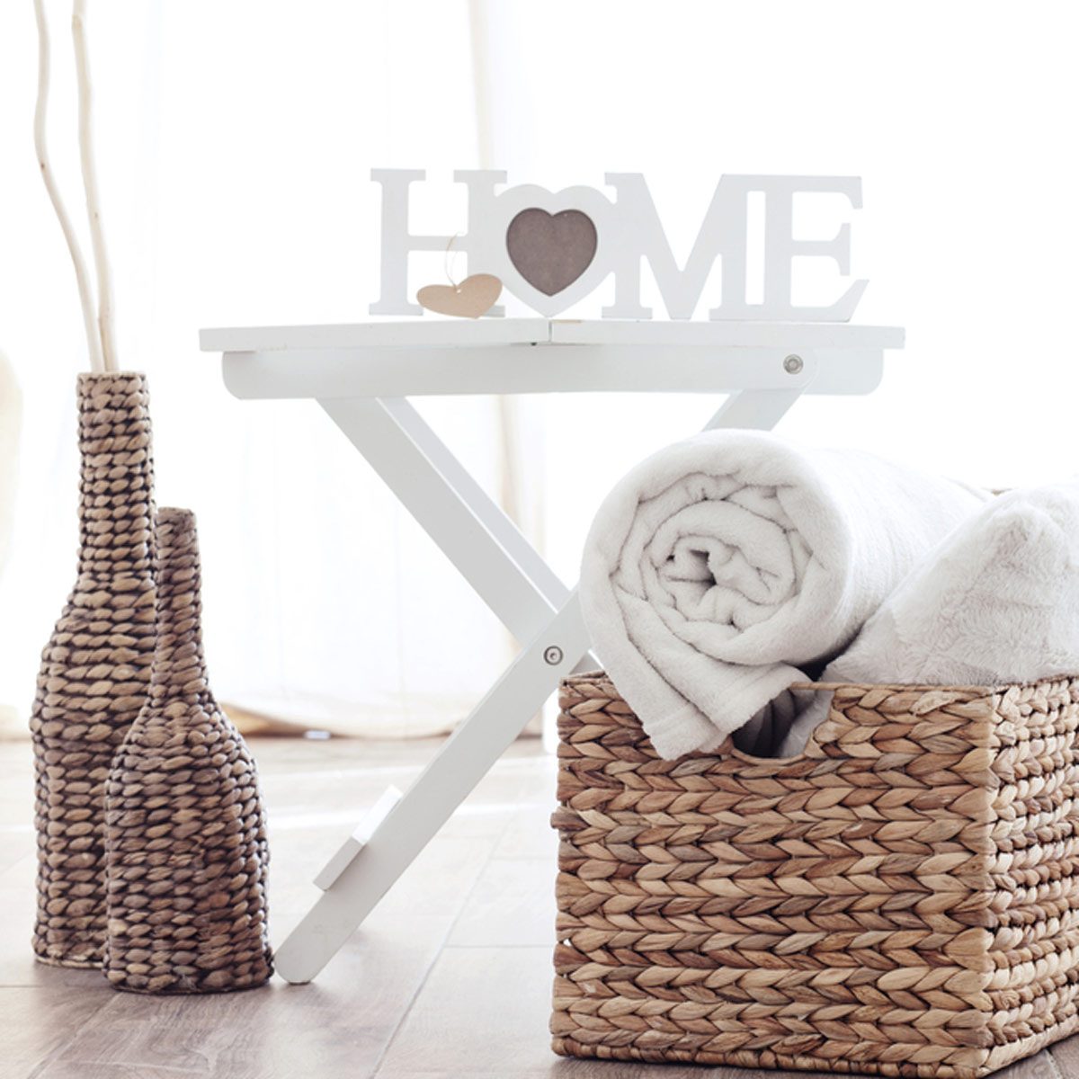Baskets and Ottomans