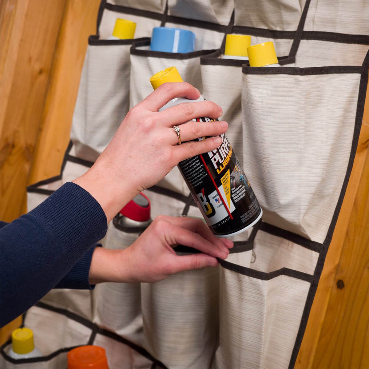 Shoe Holder for Spray Product Storage