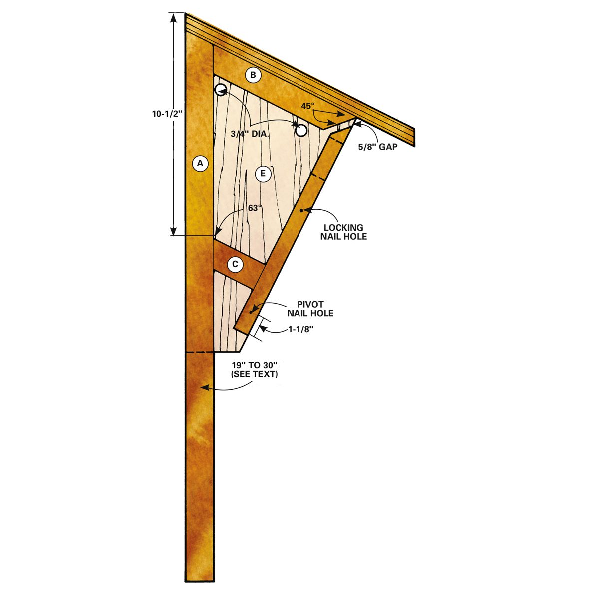 bluebird house birdhouse step 2