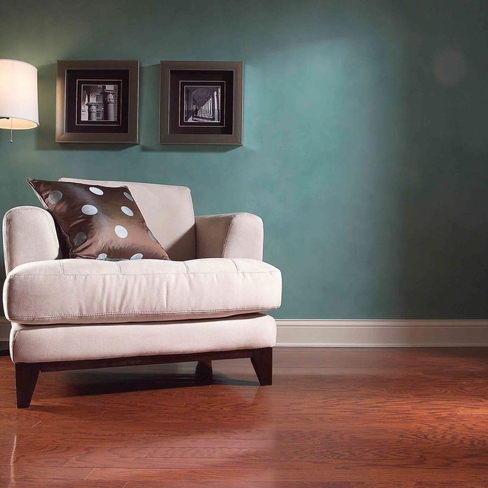 living room finished wood flooring