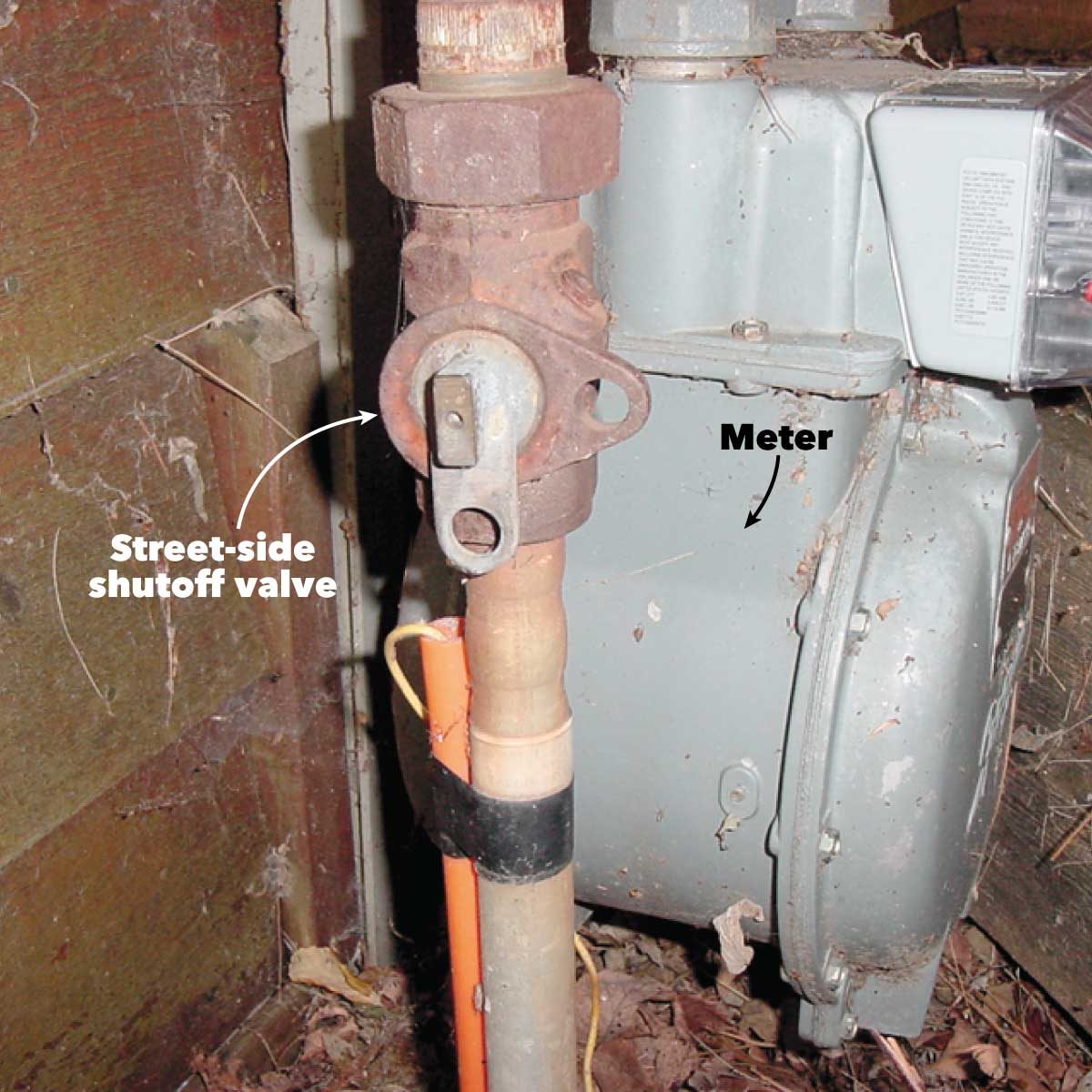 street side shutoff valve