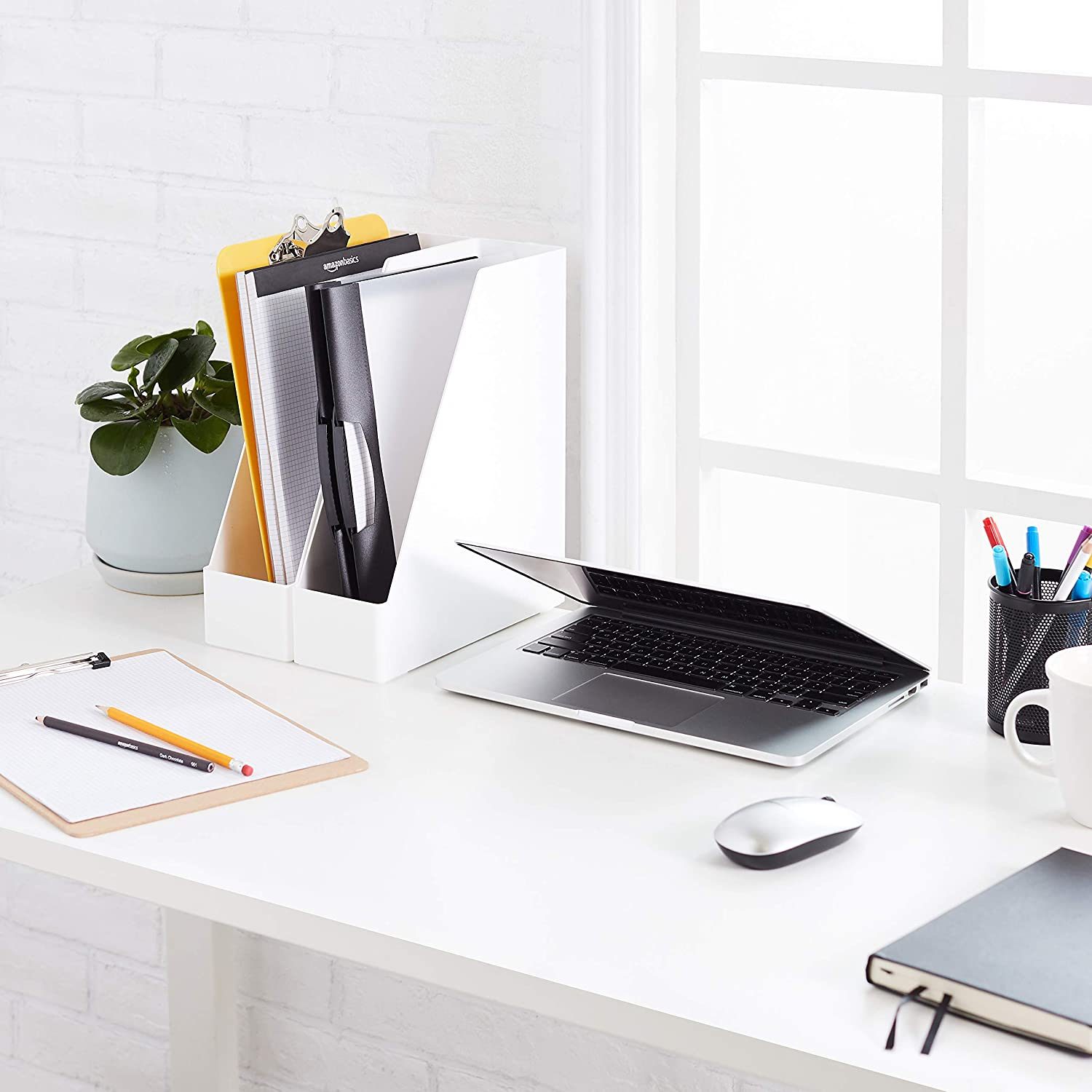Amazon Basics Plastic Desk Organizer Ecomm Via Amazon.com