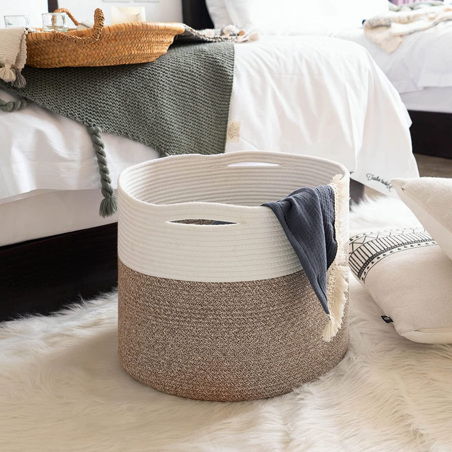 Goodpick Large Cotton Rope Basket Ecomm Via Amazon.com