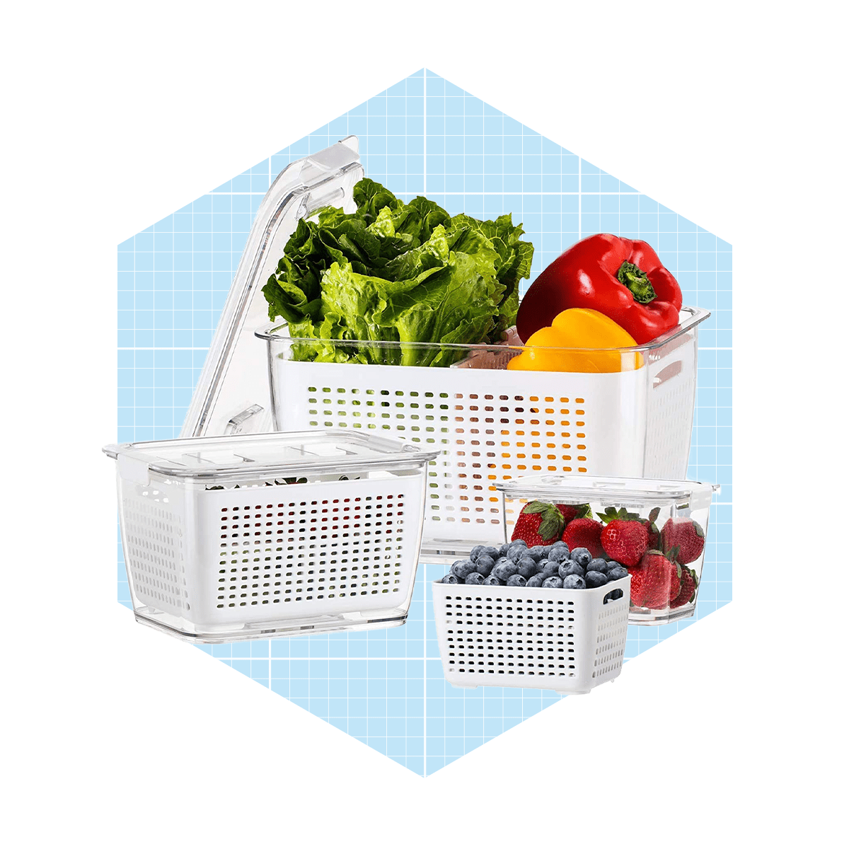 Luxear Fresh Container 3 Pack Produce Saver Ecomm Via Amazon