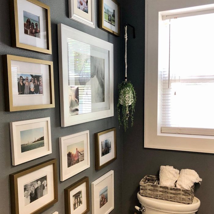 Gallery Wall In Half Bathroom