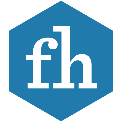 A blue hexagonal shape displays the lowercase letters 