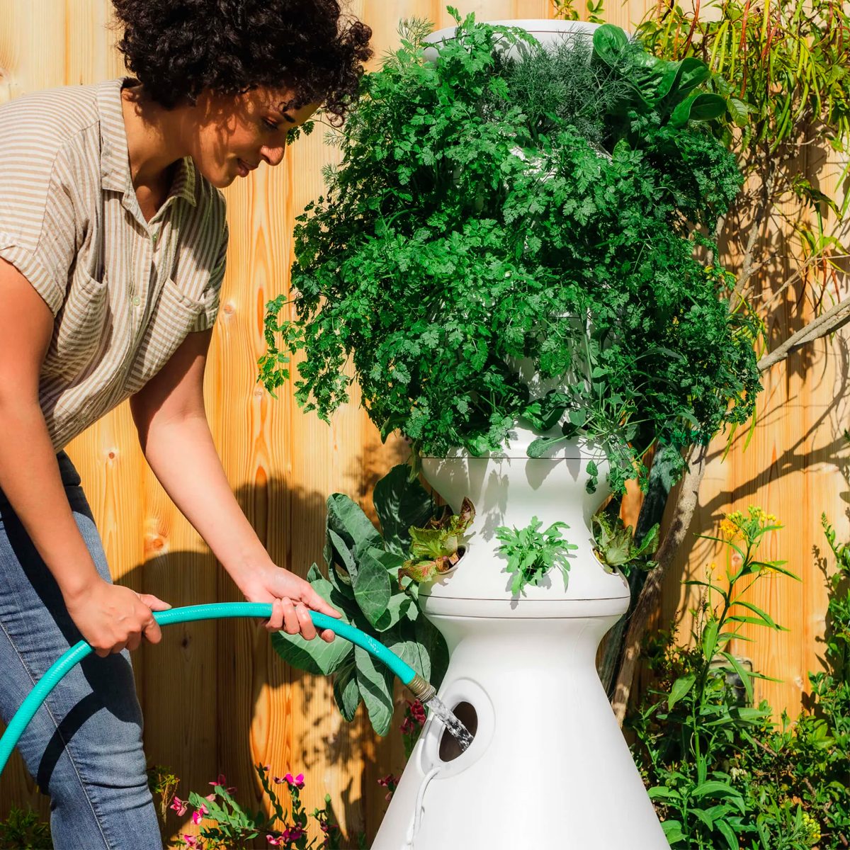 Farmstand Tower Vegetable Garden Ecomm Via Lettucegrow.com