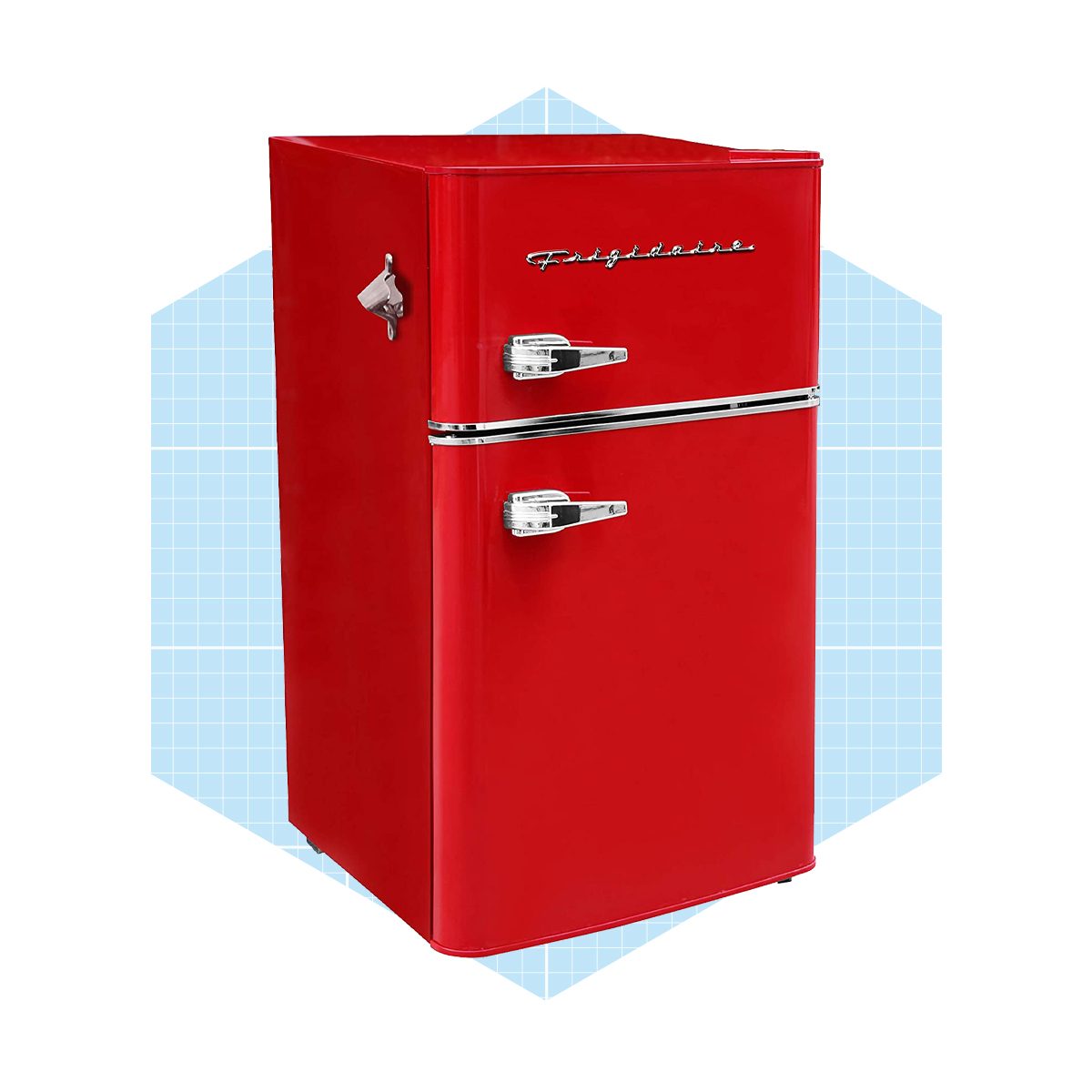 Frigidaire Efr840 Red 3.2 Cu Ft Red 2 Door Retro Bar Fridge With Side Bottle Opener Ecomm Amazon.com