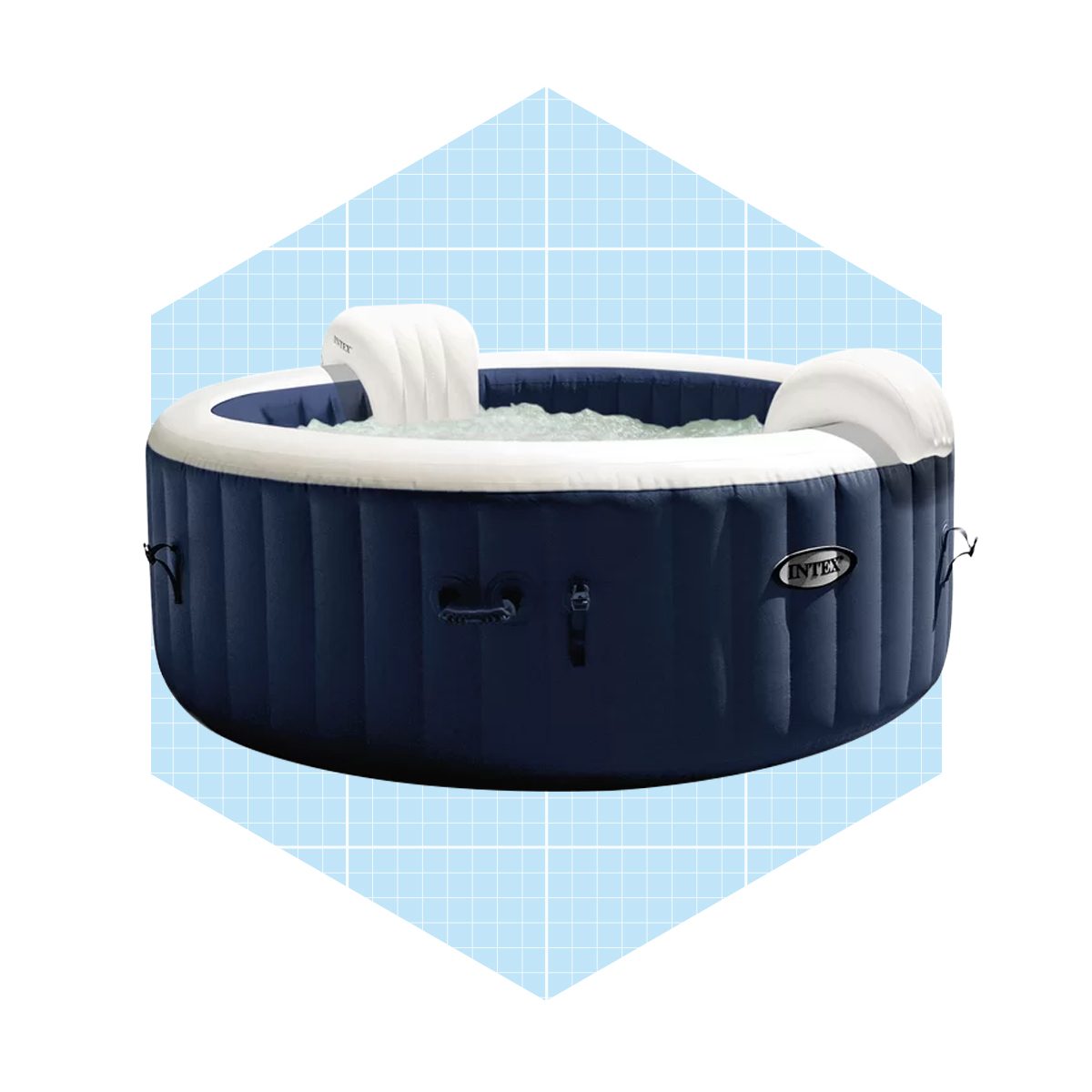 Purespa Plus 6 Person 170 Jet Vinyl Inflatable Hot Tub Ecomm Wayfair.com