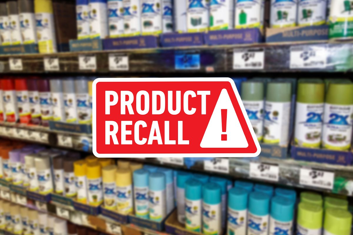 Rust-Oleum Recalls 84,000 Cans of Spray Paint