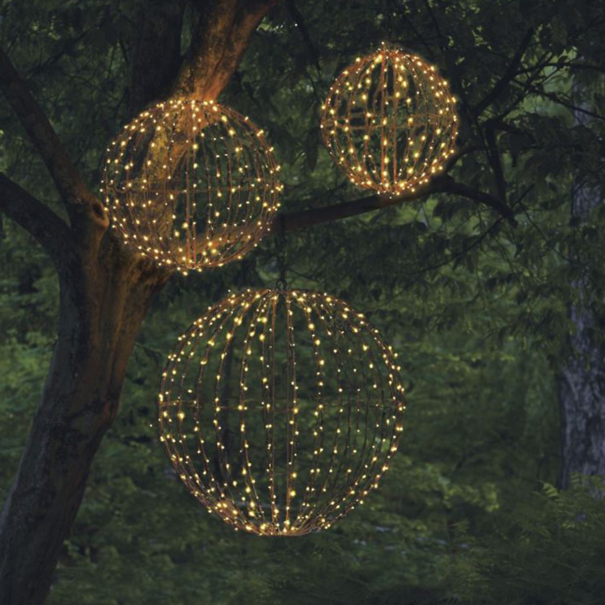 3d Foldable Lighted Spheres