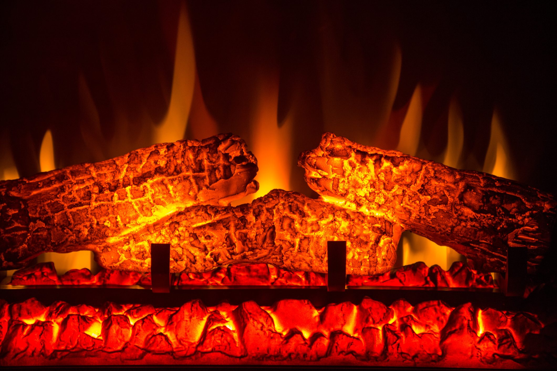 Close up of fire