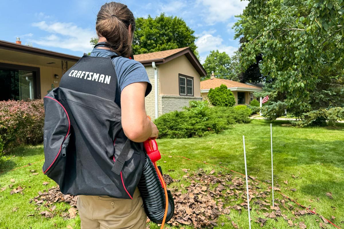 Craftsman 260 Mph Corded Electric Backpack Leaf Blower Vac Mulcher